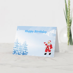 Cartes Pour Fêtes Annuelles Joyeux anniversaire de Noël
