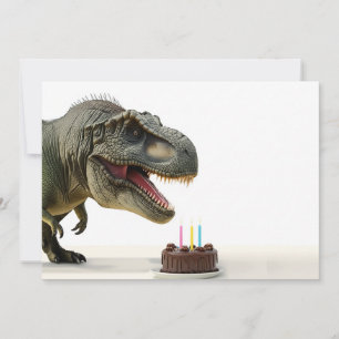 Cartes Pour Fêtes Annuelles Joyeux anniversaire de T-Rex
