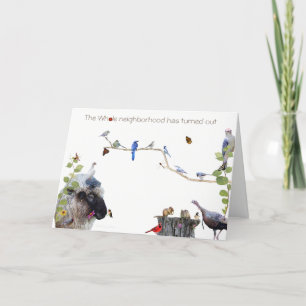 Cartes Pour Fêtes Annuelles Joyeux anniversaire de tout le voisinage