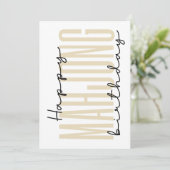 Cartes Pour Fêtes Annuelles Joyeux anniversaire du mahjong (Debout devant)