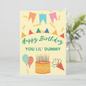Cartes Pour Fêtes Annuelles Joyeux anniversaire Dummy (Debout devant)