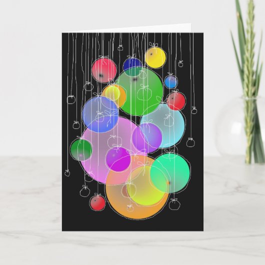 Cartes Pour Fêtes Annuelles Joyeux anniversaire et Joyeux Noël... (Devant)