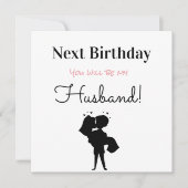 Cartes Pour Fêtes Annuelles Joyeux anniversaire futur mari (Devant)