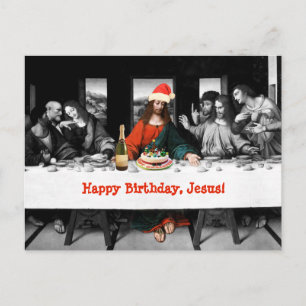 Cartes Pour Fêtes Annuelles Joyeux anniversaire, Jésus ! Noël drôle