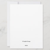 Cartes Pour Fêtes Annuelles Joyeux anniversaire joli fleur sauvage rose floral (Dos)