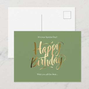 Cartes Pour Fêtes Annuelles Joyeux Anniversaire Jour Spécial