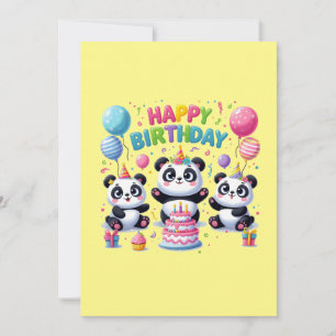 Cartes Pour Fêtes Annuelles Joyeux anniversaire, mignon et amusant,