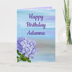 Cartes Pour Fêtes Annuelles Joyeux anniversaire mon amour lavande floral pour 