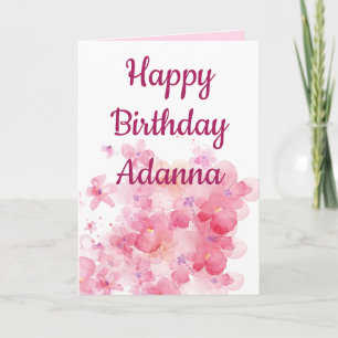 Cartes Pour Fêtes Annuelles Joyeux anniversaire mon amour rose floral