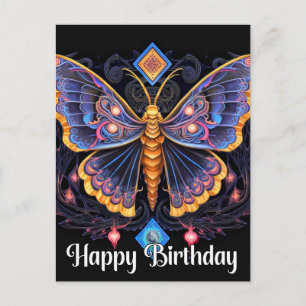 Cartes Pour Fêtes Annuelles Joyeux Anniversaire Papillon Imaginatif Design