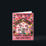 Cartes Pour Fêtes Annuelles Joyeux anniversaire quel que soit l'âge<br><div class="desc">Carte d'anniversaire pour tout âge. Sélectionnez l'âge que vous voulez être ! 😀</div>