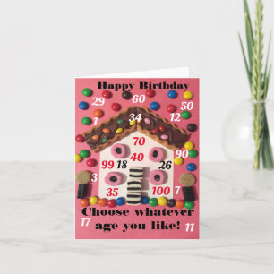 Cartes Pour Fêtes Annuelles Joyeux anniversaire quel que soit son âge