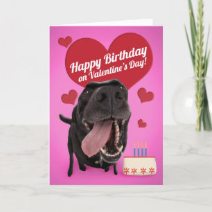 Cartes Pour Fêtes Annuelles Joyeux anniversaire sur Saint Valentin mignon chie