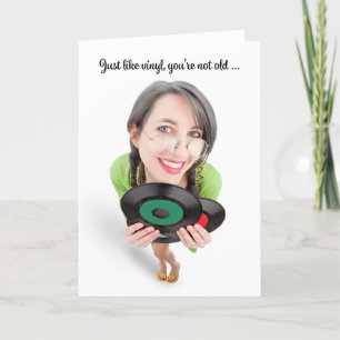 Cartes Pour Fêtes Annuelles Joyeux anniversaire Vintage comme le Humour Vinyl 
