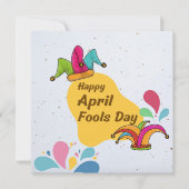 Cartes Pour Fêtes Annuelles Joyeux April Fools Day (Devant)