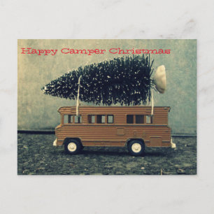 Cartes Pour Fêtes Annuelles Joyeux arbre de Noël du Camper