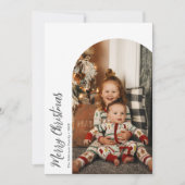 Cartes Pour Fêtes Annuelles joyeux arc de noël (Devant)