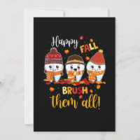 Joyeux Automne Brossez Les Tous Équipe De Dentiste