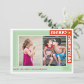 Cartes Pour Fêtes Annuelles Joyeux autour de x2 (Debout devant)