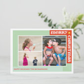 Cartes Pour Fêtes Annuelles Joyeux autour de x3 (Debout devant)