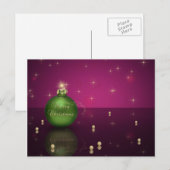 Cartes Pour Fêtes Annuelles Joyeux bal de Noël (Devant / Derrière)