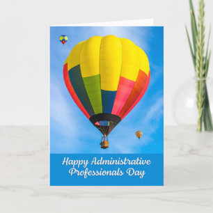 Cartes Pour Fêtes Annuelles Joyeux ballon des professionnels administratifs
