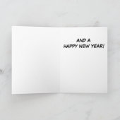 Cartes Pour Fêtes Annuelles Joyeux basket-ball de Noël (Intérieur)