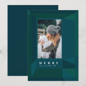 Cartes Pour Fêtes Annuelles joyeux bijou en pierre (Devant / Derrière)