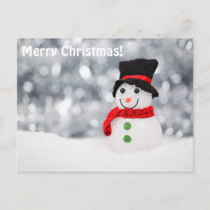Cartes Pour Fêtes Annuelles Joyeux bonhomme de neige
