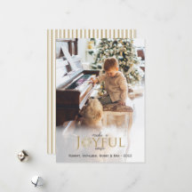 Joyeux Bruit Gold Flocon de neige Photo de Noël