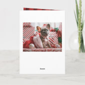 Cartes Pour Fêtes Annuelles Joyeux cadeau de Noël (Dos)