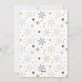 Cartes Pour Fêtes Annuelles Joyeux calligraphie moderne Noël 3 (Dos)