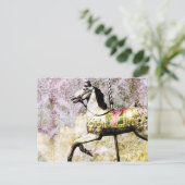 Cartes Pour Fêtes Annuelles Joyeux Cheval (Debout devant)