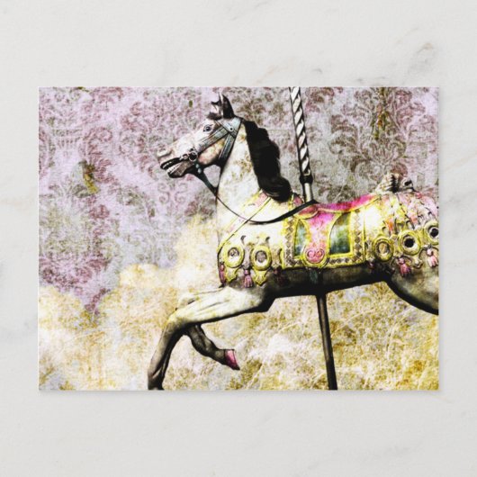 Cartes Pour Fêtes Annuelles Joyeux Cheval (Devant)
