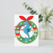 Cartes Pour Fêtes Annuelles joyeux cheval de noël (Debout devant)