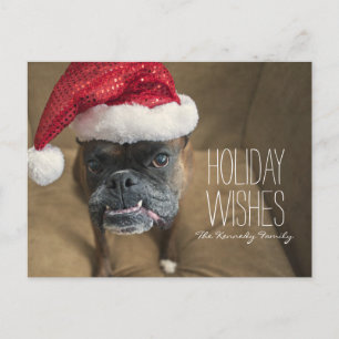 Cartes Pour Fêtes Annuelles Joyeux chien de Noël