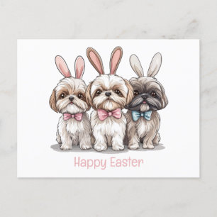 Cartes Pour Fêtes Annuelles Joyeux Chih Tzu Chih de Pâques