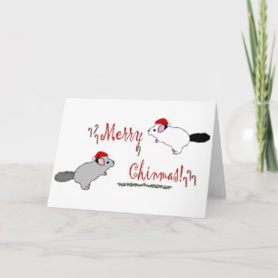 Cartes Pour Fêtes Annuelles Joyeux Chinmas
