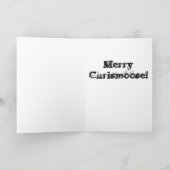 CARTES POUR FÊTES ANNUELLES JOYEUX CHRISMOOSE (Intérieur)