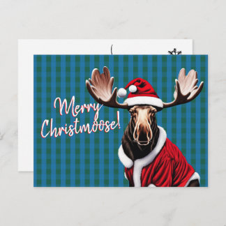 Cartes Pour Fêtes Annuelles Joyeux Christmoose