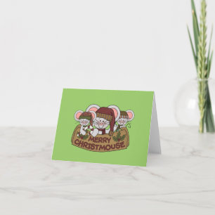Cartes Pour Fêtes Annuelles Joyeux Christmouse