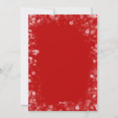 Cartes Pour Fêtes Annuelles Joyeux collage de Noël Rouge multi-photo (Dos)