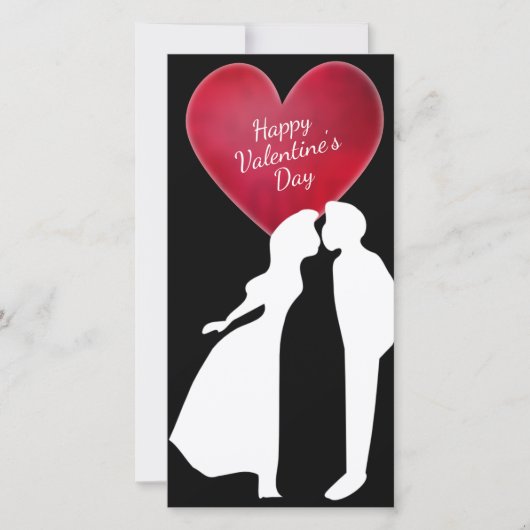 Cartes Pour Fêtes Annuelles Joyeux Couple de la Saint-Valentin (Devant)