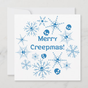 Cartes Pour Fêtes Annuelles Joyeux Creepmas !