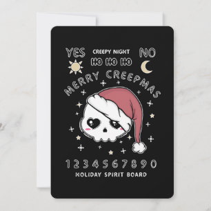 Cartes Pour Fêtes Annuelles Joyeux Creepsmas Spiritueux Board