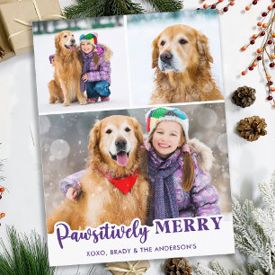 Cartes Pour Fêtes Annuelles Joyeux de façon péjorative personnalisé chien anim