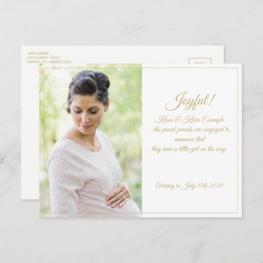 Cartes Pour Fêtes Annuelles Joyeux ! - De grandes attentes (Devant / Derrière)