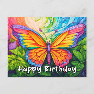 Cartes Pour Fêtes Annuelles Joyeux dessin de papillon Abstrait d'anniversaire