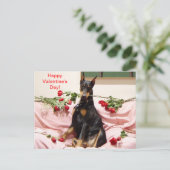 Cartes Pour Fêtes Annuelles Joyeux Dober-Valentine à vous (Debout devant)