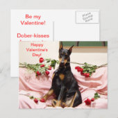 Cartes Pour Fêtes Annuelles Joyeux Dober-Valentine à vous (Devant / Derrière)